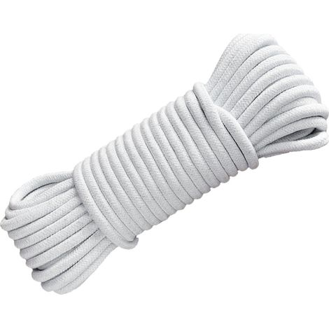 Cordon d'Arrosage Automatique pour Plantes – 4mm x 10m en Coton Blanc – Kit DIY pour Système Irrigation Durable – 1 Pièce (1/4)