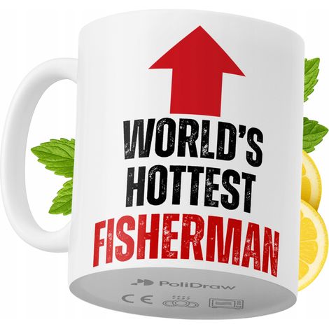 Tazza da pescatore divertente e umoristica, ideale per caffè e tè, con grafica e testo divertenti. Perfetta per compleanni, onomastici e festività. Tazza premium per occasioni speciali, per casa, uffi (1/5)