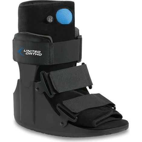 Botte de marche courte United Ortho USA14115 Air Cam Walker, taille moyenne, noire (1/5)