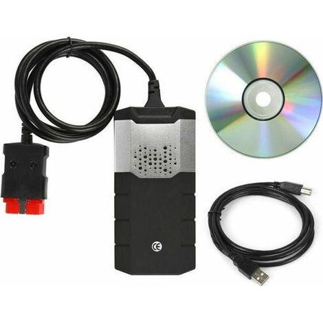 Vci Vd Ds150E Cdp Pro pour Delphis 2016.R0 avec Bluetooth Ds et Keygen Obd2 Outil de Diagnostic Activateur Scanner Noir