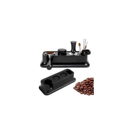 Italienischer Tamperhalter, Aufbewahrungsständer, Filterhalter-Nachfüllhalter, multifunktionaler Filterhalter, Kaffeetamperspender - Crezuo