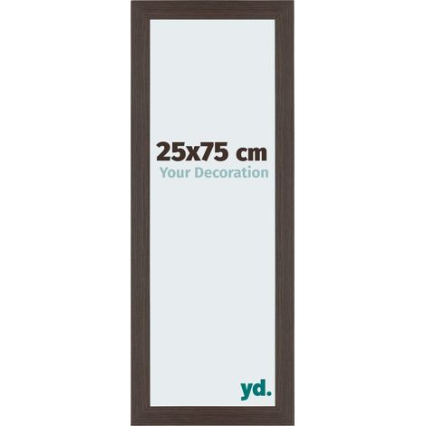 yd. - Cadre photo 25x75 - Chene Fonce - MDF - Mura
