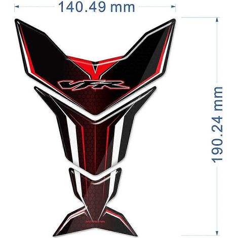 Protection autocollante pour réservoir Honda VFR 400 750 800 1200 XF, kit d'autocollants pour valises, protection genoux, coffre VFR 2018 2019 2020 - VFR3 (1/5)