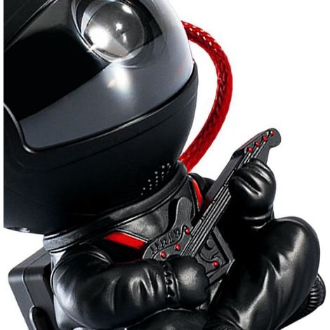 veilleuse enfant chargeable USB télécommande sans fil de astronaute avec lampe de projection de étoile noir B (1/4)