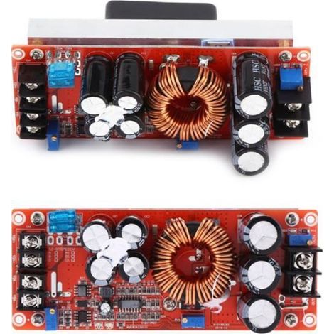 Module Boost - Convertisseur Élévateur Tension DC-DC 1200 W - Pour Alimentation Équipements Électriques et Numériques - 130 x 64 x 52 mm (1/4)