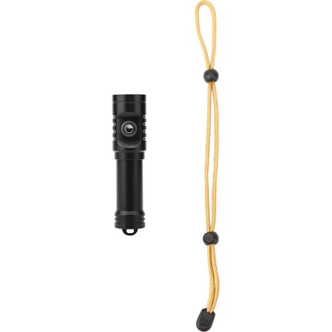Lampe torche étanche mini LED 1000LM pour plongée sous-marine, natation, éclairage subaquatique (1/5)