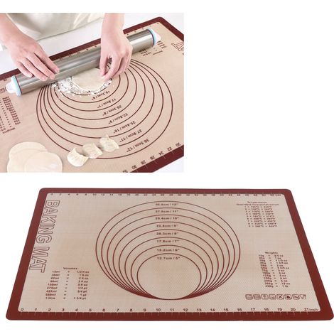 Tapis de cuisson en fibre de verre et silicone pour boulangerie et cuisine (1/5)