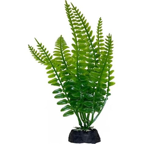 Künstliche Aquarienpflanzen, 18 cm, Kunststoffgras, beschwerter PVC-Sockel, stabile Dekoration für Süßwasserfische (1/5)