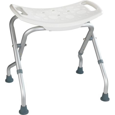 Taburete baño WENKO plegable altura ajustable Secura 23070 (1/5)