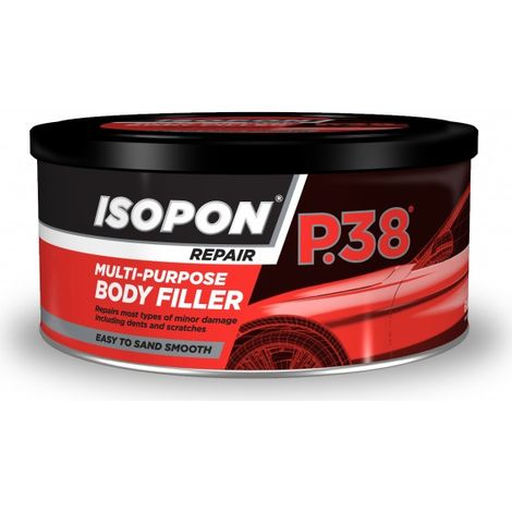 U-POL P38/1 Multi-Purpose Body Filler Tin – 600ml, Professional Automotive Repair and Bodywork Filler