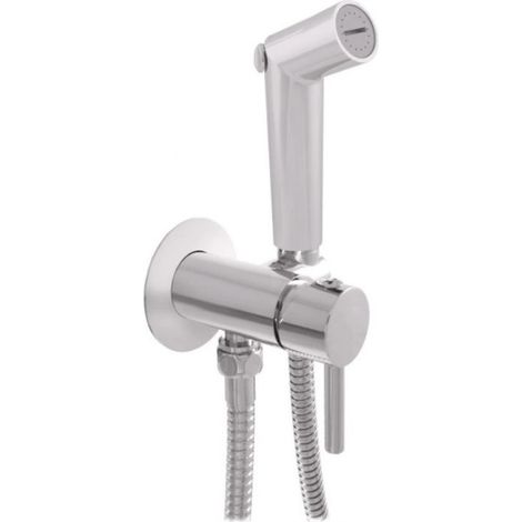 Mitigeur bidet encastrable SEINA avec douchette en laiton chromé (1/5)