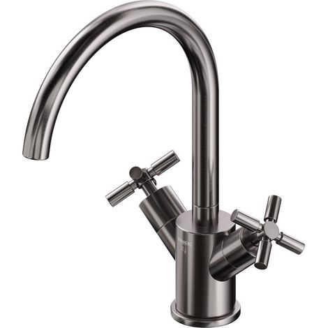 Steinberg Série 250 Mitigeur de lavabo, pivotant, double poignée,