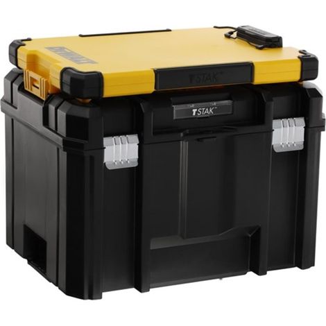 Dewalt DWST82732-1 TSTAK Clipboard Organiser LED Light + Pouch + Deep Tstak Case (1/4)