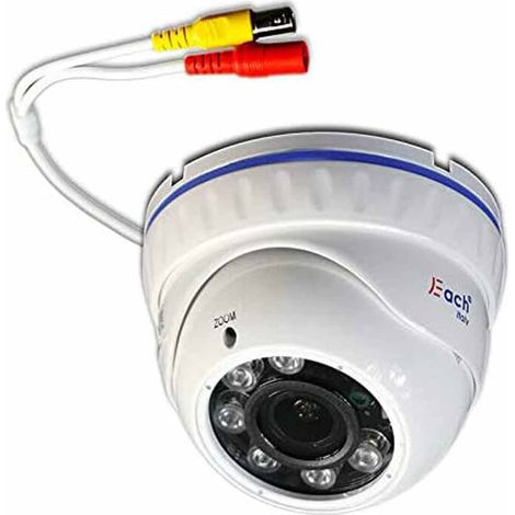 Telecamera dome AHD full hd 2 mpx lente varifocale 2,8 12 mm 6 led array esterno focus e zoom regolabile camera di sorveglianza sicurezza (1/2)