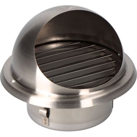 Rejilla ventilación acero inox copa empotrable ø100 mm (1/4)