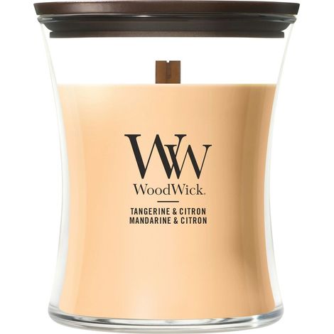 Candela a clessidra media 275g Arancione Tangerine & Citron WoodWick