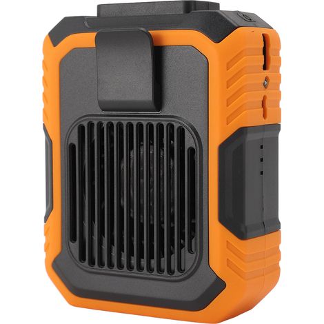 Ventilateur de ceinture rechargeable à 3 vitesses avec éclairage intégré pour une utilisation en extérieur (1/5)