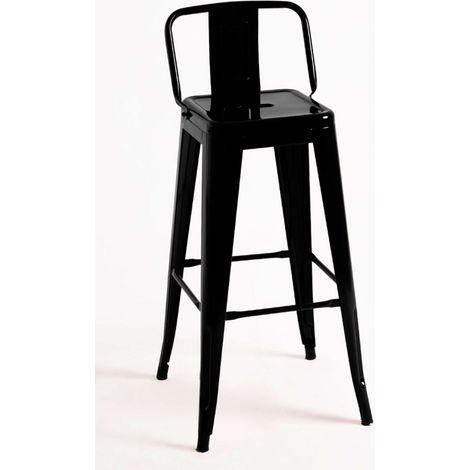 Packs Taburetes Altos - Pack 2 Taburetes Torix Respaldo - Negro (1/5)
