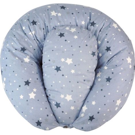 Oreiller de grossesse et d'allaitement multifonction lavable multicolore, coussin de soutien pour maman et bébé (1/5)