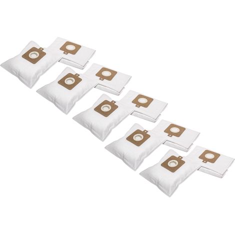 vhbw 50x sacchetto compatibile con AEG Ergo Essence aspirapolvere- microfibra, 51, 23,5cm x 17,5cm Bianco