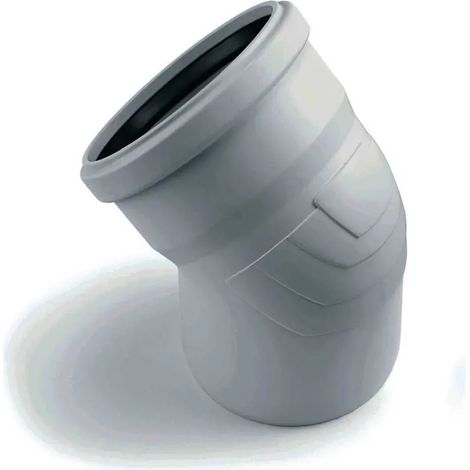 REHAU RAUPIANO PLUS Bogen DN 90, 15 Grad, wandverstärkt, 11233841002