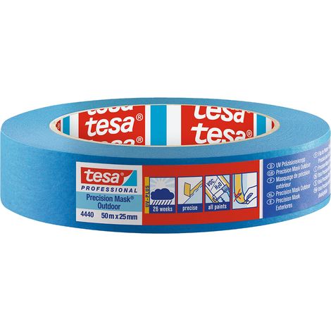 NASTRO PER MASCHERATURA 'PRECISION MASK 4440' mm 25 x mt. 50 - colore blu- 6 pezzi  - TESA