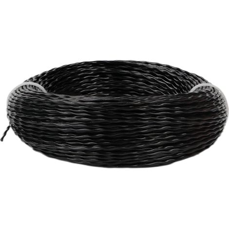 Fil pour Coupe Bordure DIY Bobine Débroussailleuse de Remplacement Ligne Trimmer Diamètre 2 mm Longueur 90 m - (1/5)