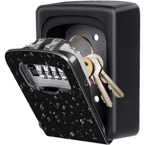 Boîte à Clé Sécurisée Exterieur, Boite a Clefs Murale de avec Code à 4 Chiffres, Boitier Porte Clef de Stockage de Sécurité à 5 clés, pour L'école de Garage à Domicile (1/5)
