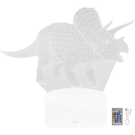 Veilleuse tactile 16 couleurs avec télécommande, intensité variable, 4 modes lumineux pour chambre à coucher (1/5)