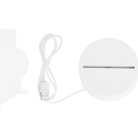 mignonne en forme de chiot 3D lampe de nuit de dessin animé (1/5)