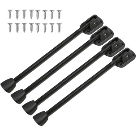 Lot de 4 pieds de table-Pieds en fer à cheval de 34 cm