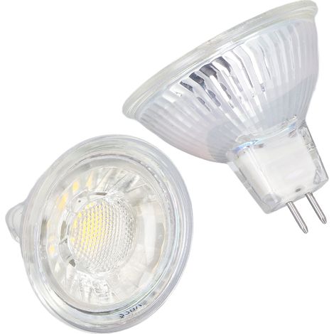 MR16 5W COB LED-Strahler, CE/RoHS-zertifiziert, Glas, dimmbar, 220V-Strahlerlampe, Ambientebeleuchtung für Wohnzimmer, Schlafzimmer, Küche, Geschäft, Museum, warmweißes Licht, inklusive Luftpolsterfol (1/5)