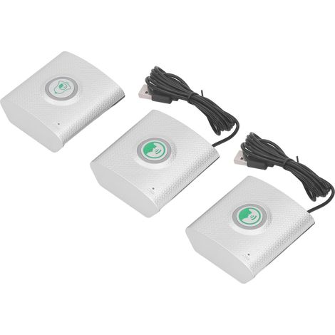 Sonnette vocale sans fil avec 2 unités intérieures et 1 unité extérieure, interphone bidirectionnel longue portée pour la maison, l'usine ou le bureau. (1/5)