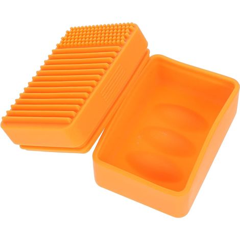 Boîte à Savonnette Solide et Garde Le Savonnette Sec Grosse Capacité en Silicone Couvercle pour Placard ou Balcon (1/5)