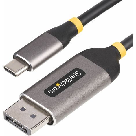 StarTech.com Cavo USB C a DisplayPort da 3m 8K 60Hz 4K 144Hz HDR Cavo adattatore USB Tipo C a DP 1.4 Convertitore video compatibile USB4 Thunderbolt 3 4 (1/4)