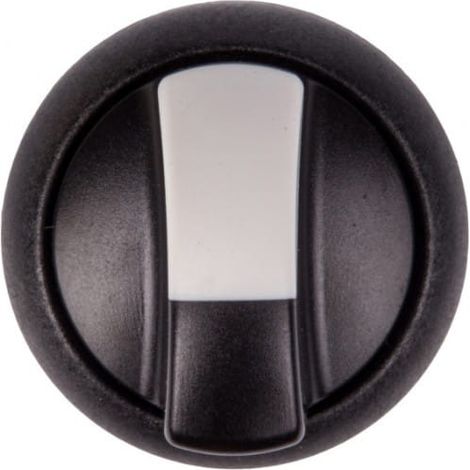 Interruptor de accionamiento de 2 posiciones, negro, antirretorno M22S-WRK 216869