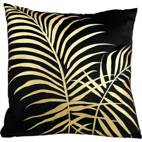 Housse de coussin 40x40 cm Palm black (1/3)