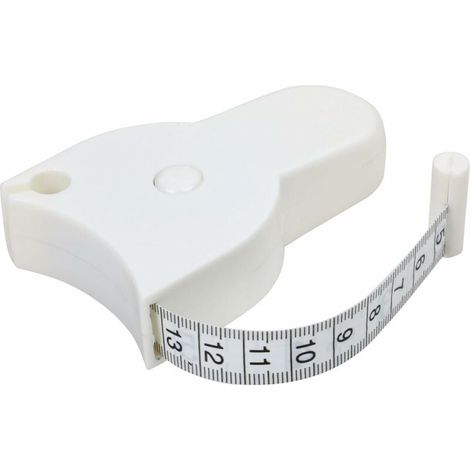 ZVD Blanco - 1 pieza de cinta métrica de cintura, conveniente para dietas de pérdida de peso (1/4)
