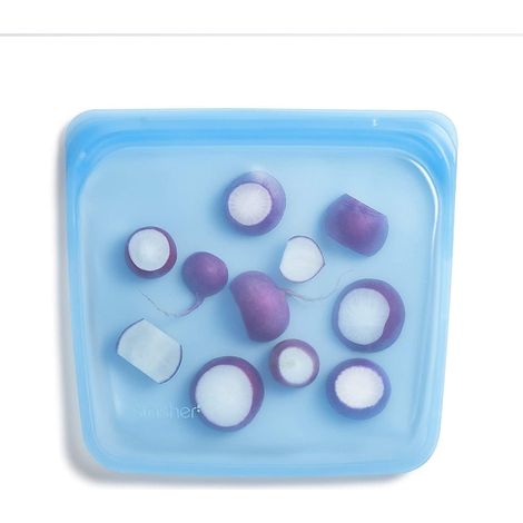 Sac Sandwich en silicone réutilisable, étanche, sans BPA, Topaze (1/5)