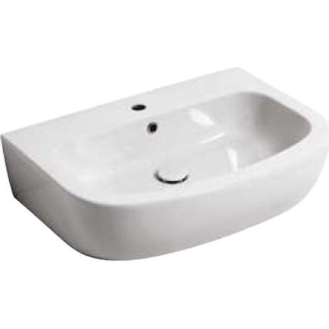 SCELTO DA DESIVERO Lavabo in ceramica sosp.per muro 70x51 c/troppopieno codice prod: DSV17862 (1/2)