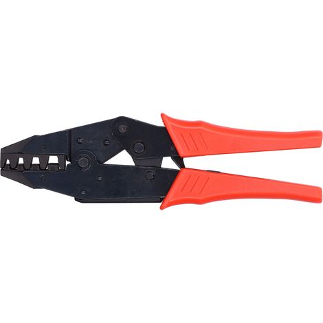 Pince à sertir à froid HS-35WF pour cosses isolées, idéale pour le câblage domestique et les travaux de décoration. (1/5)