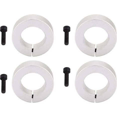Ulisem 4 Stück 1 Zoll/25 mm Aluminium-Wellensicherungsringe, Wellensicherungsringe für Rasentraktoren und Garagentore (1/4)