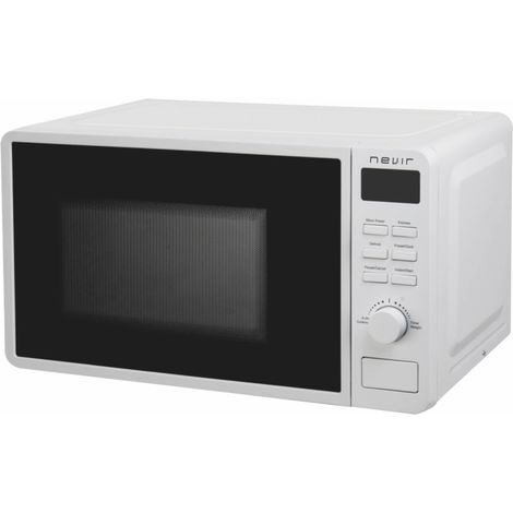 NEVIR microondas 20 l digital 6307md , Microondas
Display Digital
Capacidad 20 Litros
Color Blanco
5 Niveles de Potencia
Auto Cocinado por tiempo / peso
Fun (1/2)