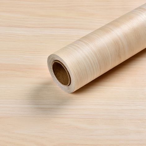 Papier peint Papier Peint, Autocollants Muraux, Papier Peint Auto-Adhésif Imitation Grain De Bois, Autocollants De Rénovation De Meubles, Utilisés Pour Les Portes dArmoires De Cuisine, Tables (1/5)