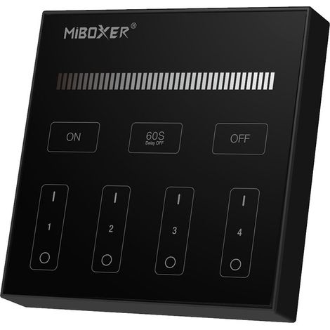 Dimmer touch MiBoxer B1B (4 zone, mono) - nero (1/5)