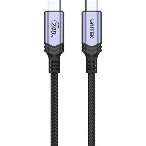 UNITEK CABLE USB-C, 240W, 2M (1/3)