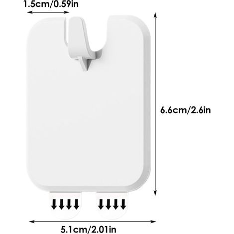 10 ganci da parete - Ganci autoadesivi - Ganci per quadri - Montaggio senza foratura - Foto con gancio adesivo - Montaggio a parete - Decorazione per casa, ufficio, appartamenti, su specchi e tele - B (1/5)