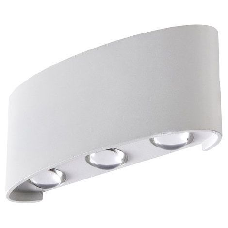 Applique, Design Aluminium Blanc Led Intégrée Lussiol Squeezy (1/3)