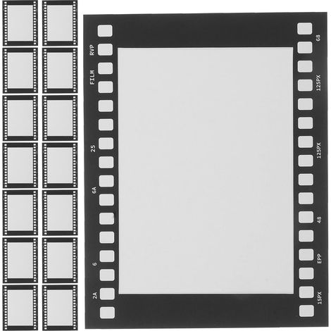Lot de 15 cadres photo vintage en papier, 18 cm, montage facile, pour (1/5)