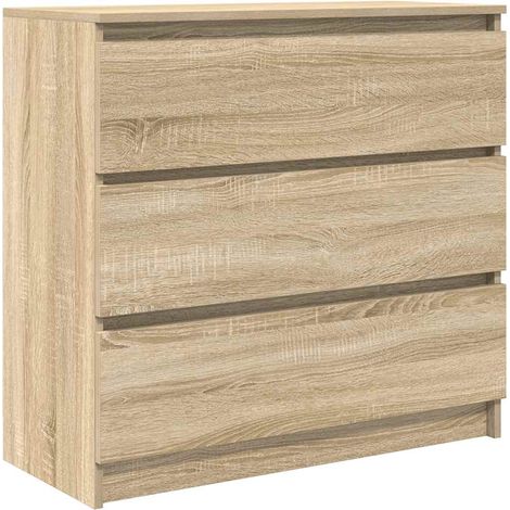 Maison Exclusive - Aparador de roble Sonoma 80x35x76 cm de madera